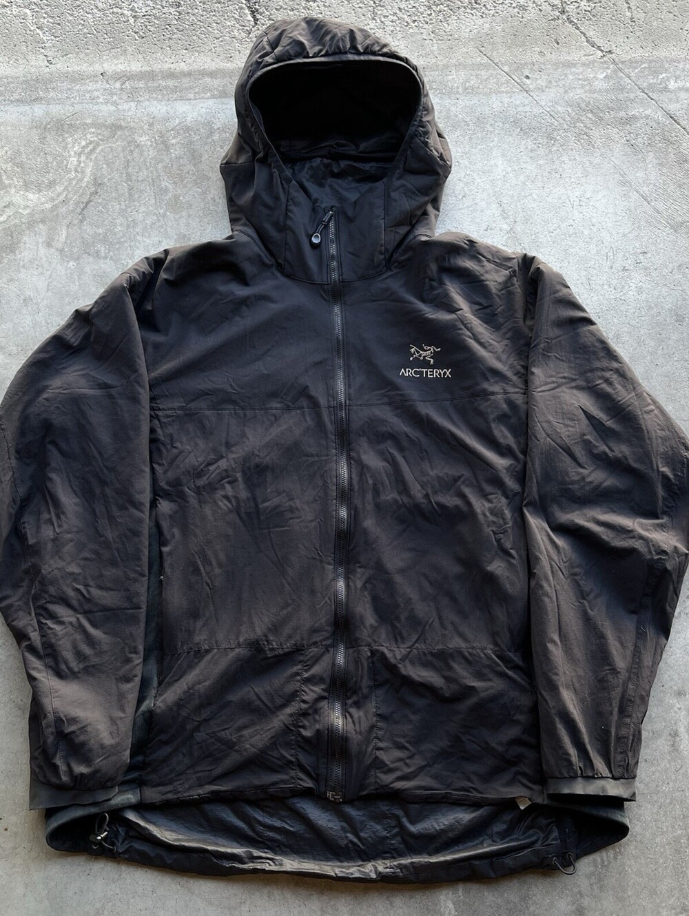Arc'Teryx Atom LT Hoody Full Zip Jacket Black Men's Size XXL Insulated Gorp